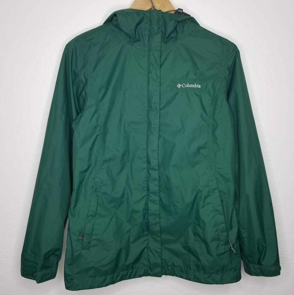 Green Columbia Raincoat